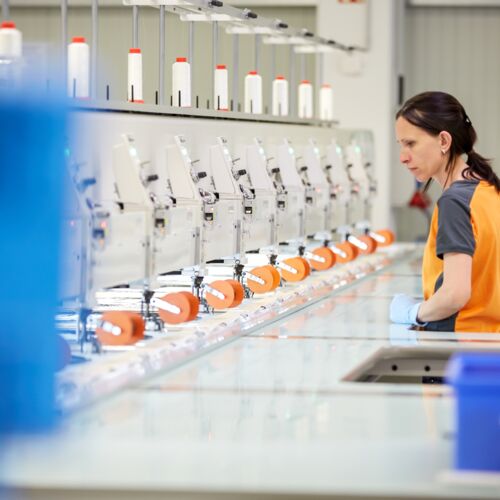 Hightex Produktionshalle